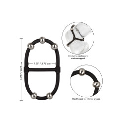 Calexotics Ballstretcher Beaded Dual Noir
